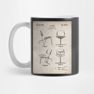 Eames Chair Patent - Designer Modern Design Art - Antique Mug